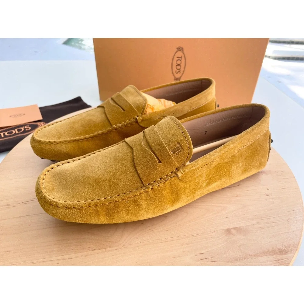 Tod's Men's Mocassino Gommini Nuovo XXM0EO00010RE0G410 Suede Loafer Shoe, UK 7